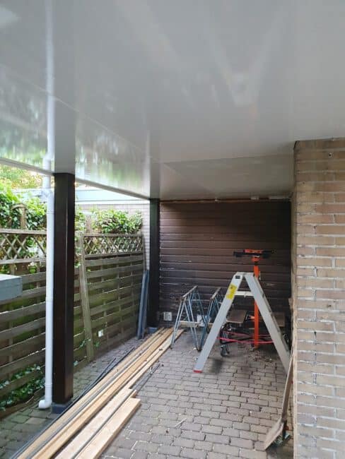 Dakrenovatie en uitbouw Nieuw-Balinge